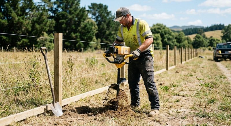 Post Hole Installation