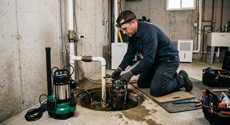 Basement Sump Pump Service in Providence, RI
