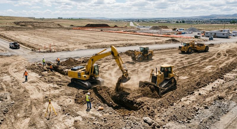 Parking Lot Site Preparation in Salt Lake City, UT